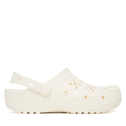 Crocs Iešļūcenes Crocs Classic Floral Cut-Out Clog 210927 Écru