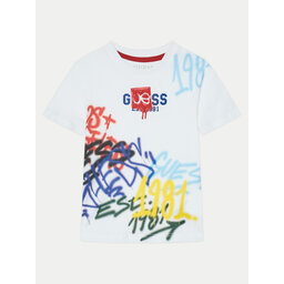 Guess Guess Marškinėliai N5RI11 K8HM4 Spalvota Classic Fit