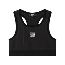 DKNY DKNY Felső D35S91 D Fekete Regular Fit