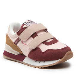Pepe Jeans Sneakersy Pepe Jeans London One On Gk PGS30557 Mauve Pink 319