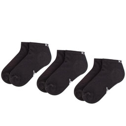 Kappa 3 pares de calcetines cortos unisex Kappa 704275 Negro