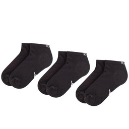 Kappa Set de 3 perechi de șosete joase unisex Kappa 704275 Negru