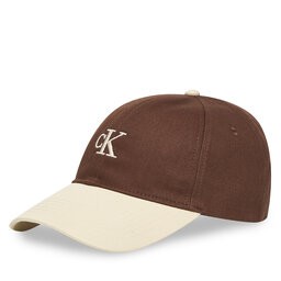 Calvin Klein Cap Calvin Klein Monogram Emb Colorblock Baseball LV04G5000G Braun