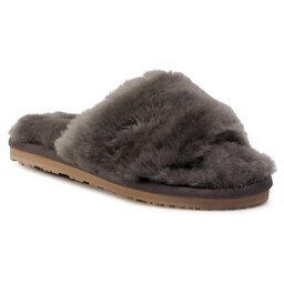 Mou Klapki Mou Sheepskin Fur Slide Slipper FW161001L Cha