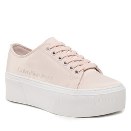 Calvin Klein Jeans Αθλητικά Calvin Klein Jeans Flatform + Cupsole Satin YW0YW00917 Peach Blush 0JW