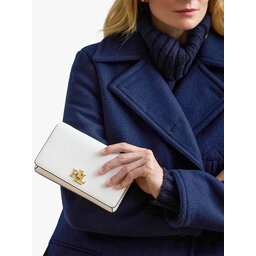 LAUREN RALPH LAUREN Handtasche LAUREN RALPH LAUREN Turn-Lock 432915377014 Weiß