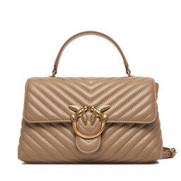 PINKO Handtasche Pinko Love Lady Puff Classic Cl Braun