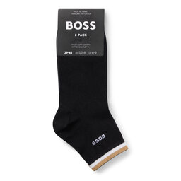 

Набір 2 пар низьких чоловічих шкарпеток Boss 50491195 Black 001, Чорний
