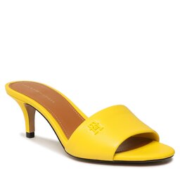 Tommy Hilfiger Чехли Tommy Hilfiger Th Elevated Mid Heel Sandal FW0FW07453 Vivid Yellow ZGS