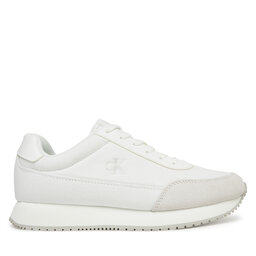 Calvin Klein Jeans Αθλητικά Calvin Klein Jeans Retro Runner Low Laceup Canvas YW0YW01888 Λευκό