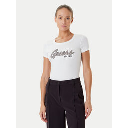 Guess Guess Camiseta W5YI16 J1314 Blanco Regular Fit