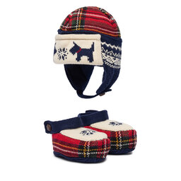 Polo Ralph Lauren Set Mütze und Socken Polo Ralph Lauren Holiday Hat Boot Set 320B29055001 Dunkelblau