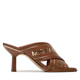 

Шльопанці MICHAEL Michael Kors Gideon Mule 40T2GDMS1L Luggage, Коричневий