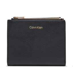 Calvin Klein Geldbörse Calvin Klein Foil Logo Dbl Zip Cardcase LV04F1135G Schwarz
