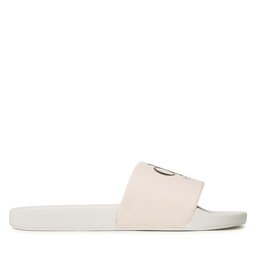 

Шльопанці Calvin Klein Jeans Slide Oversized Brand YM0YM00662 Ancient White YBH, Білий