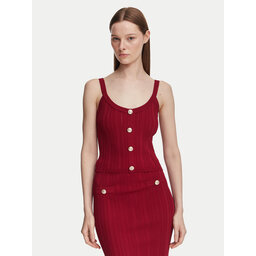 Guess Guess Топ W6YR25 Z0972 Бордовий Slim Fit