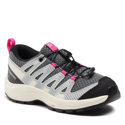 Salomon Pārgājienu apavi Salomon Xa Pro V8 L47289100 Quiet Shade/Pearl Blue/Pink Glo