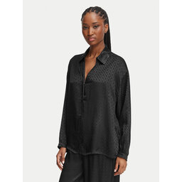 BOSS BOSS Pyjamahemd 50570996 Schwarz Relaxed Fit