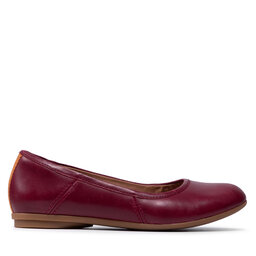 

Балетки Clarks, Бордовий