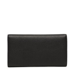 

Великий жіночий гаманець Tommy Hilfiger Th Emblem Large Flap Wallet AW0AW14888 BDS, Чорний