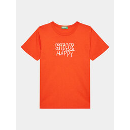 United Colors Of Benetton United Colors Of Benetton T-Shirt 3096G109K Rot Regular Fit