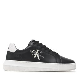 Calvin Klein Jeans Tenisice Calvin Klein Jeans Chunky Cupsole Monologo YM0YM00681 Crna
