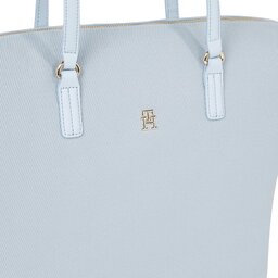 

Сумка Tommy Hilfiger Poppy Canvas Tote AW0AW15983 Breezy Blue C1O, Голубий