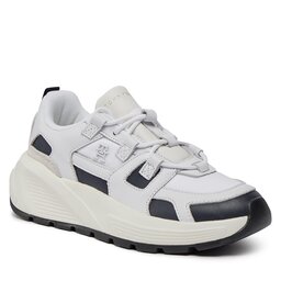 

Снікерcи Tommy Hilfiger Th Premium Runner Mix FW0FW07651 White/Space Blue 0K4, Білий