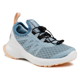 Salomon Обувки Salomon Sense Flow J 413033 09 W0 Ashley Blue/White/Almond Cream