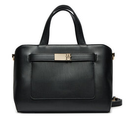 Tommy Hilfiger Τσάντα Tommy Hilfiger Th Heritage Mini Satchel AW0AW17374 Μαύρο
