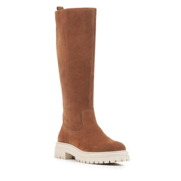 Geox Kozačky Geox D Iridea D04HRC 00023 C6000 Brown