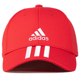 

Бейсболка adidas Bball 3S Cap Ct FK0897 Scarle/White/White, Червоний