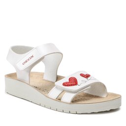 Geox Sandale Geox J Sandal Costarei Gi J35EAF000BCC0050 D White/Red