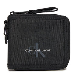 Calvin Klein Jeans Malá pánska peňaženka Calvin Klein Jeans Sport Essentials Compact Zip Ut K50K510774 Čierna