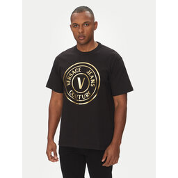 Versace Jeans Couture Versace Jeans Couture T-Shirt 78GAHT01 Μαύρο Regular Fit