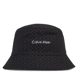 Calvin Klein Šešir Calvin Klein Monogram Reversible Bucket Hat K60K611158 Ck Black/Ck Black Mono BAX
