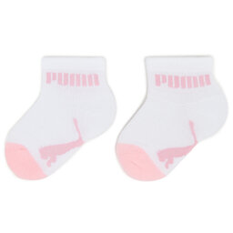 

Набір 2 пар високих дитячих шкарпеток Puma Baby Mini Cats Lifestyle Sock 2P 935478 Pink Lady 02, Білий