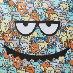 

Рюкзак Bibi 857457 Print/Mostro, Кольоровий
