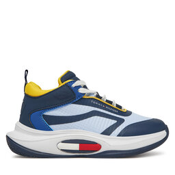 Tommy Hilfiger Sneakersy Tommy Hilfiger Low Cut Lace-Up T3B9-33884-1695 Tmavomodrá