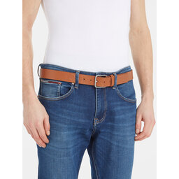 

Чоловічий ремінь Tommy Jeans Tjm Finley 3.5 AM0AM10904 Cognac GB8, Коричневий