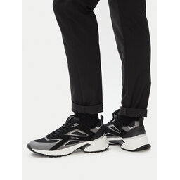 Calvin Klein Sneakers Calvin Klein Hike Runner Ck Stripe Mix Ny-Su HM0HM02220 Schwarz
