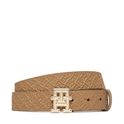 Tommy Hilfiger Ζώνη Γυναικεία Tommy Hilfiger Th Monogram 3.0 Mono AW0AW17354 Καφέ