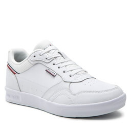 Tommy Hilfiger Сникърси Tommy Hilfiger Modern Cup Lighweight Leather FM0FM04141 White YBR