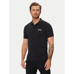 BOSS Boss Поло Patteo MB 15 50519853 Чорний Slim Fit