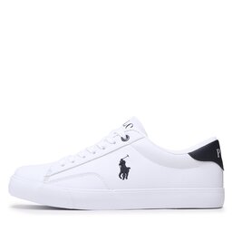 

Снікерcи Polo Ralph Lauren Theron V RF104105 White Smooth PU/Navy w/ Navy PP, Білий