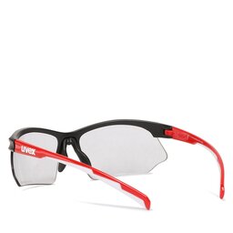 

Сонцезахисні окуляри Uvex Sportstyle 80 Vario S5308722301 Black Red White, Чорний