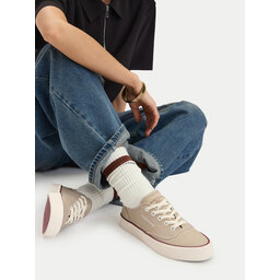 Guess Jeans Sneakers aus Stoff Guess Jeans CWBEO-WE-2025 Beige