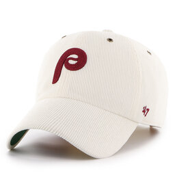 47 Brand Czapka z daszkiem 47 Brand MLB Philadelphia Phillies B-TCDCU19IWS Écru