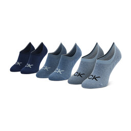 Calvin Klein 3 pares de calcetines cortos para hombre Calvin Klein 701218723 Denim Combo