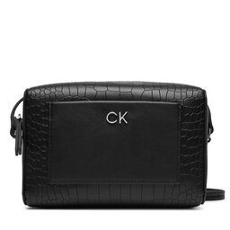 Calvin Klein Τσάντα Calvin Klein Ck Daily Camera Bag_Croco K60K612140 Μαύρο